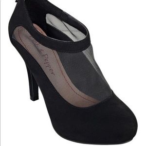 Pink & Pepper Dinka Mesh Bootie Heel